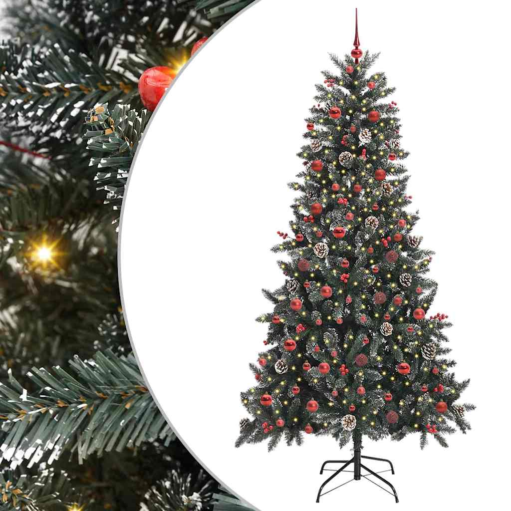 vidaXL Artificial Christmas Tree Green 210 cm