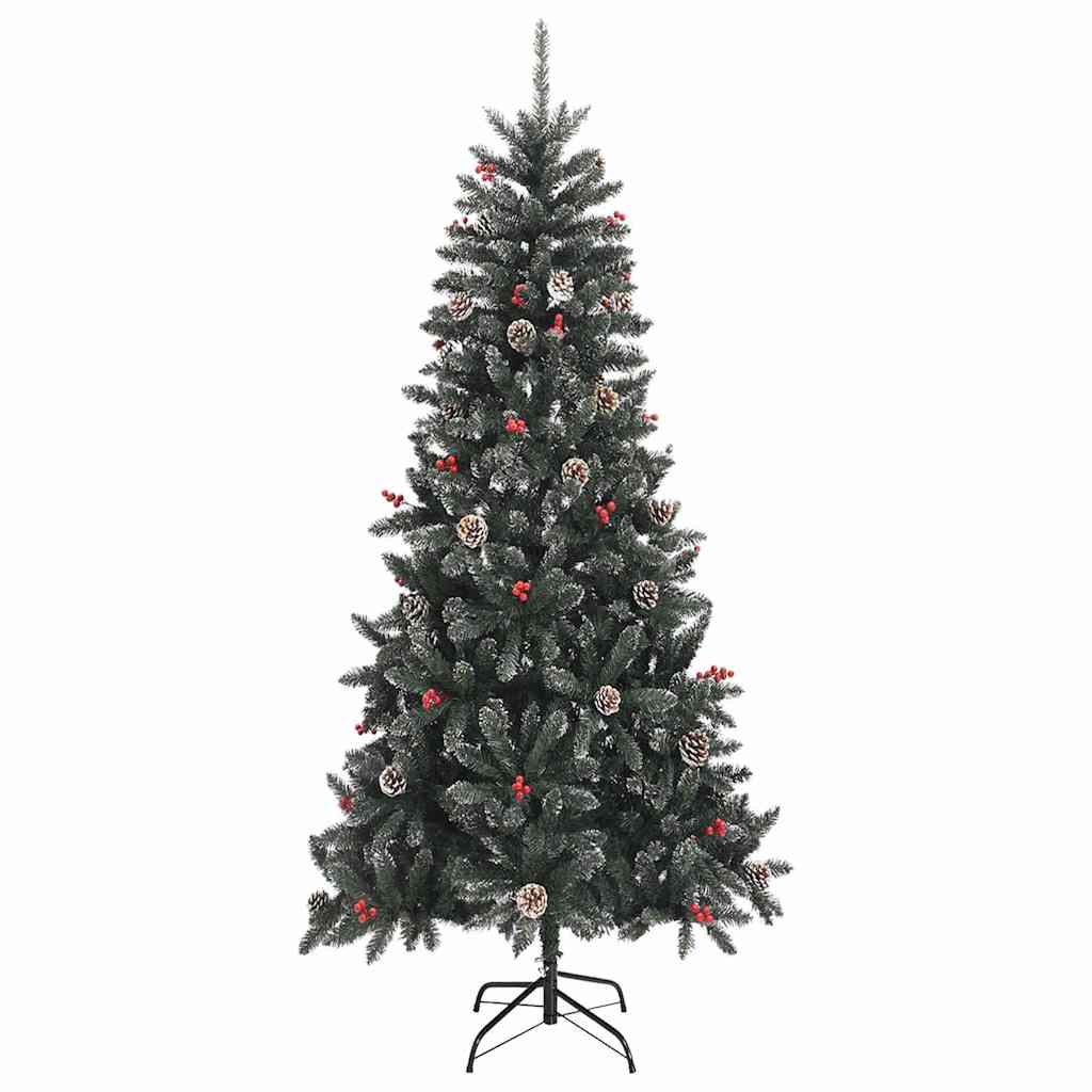 vidaXL Artificial Christmas Tree Green 210 cm