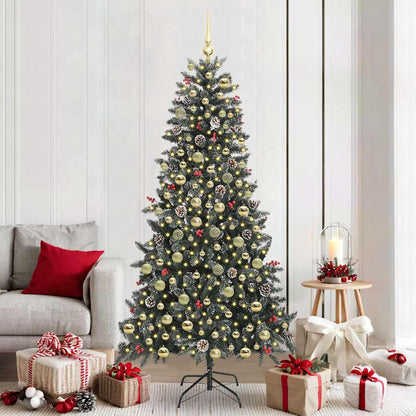 vidaXL Artificial Christmas Tree Green 210 cm