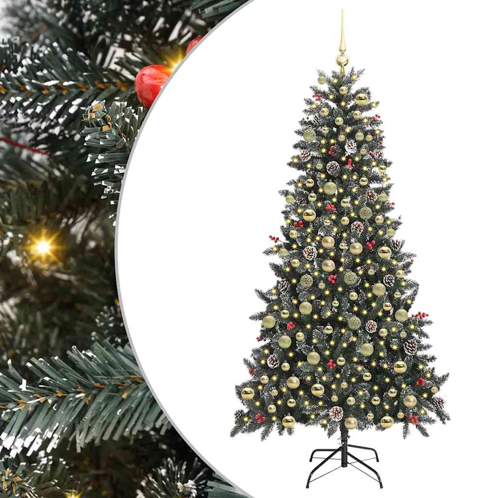 vidaXL Artificial Christmas Tree Green 210 cm