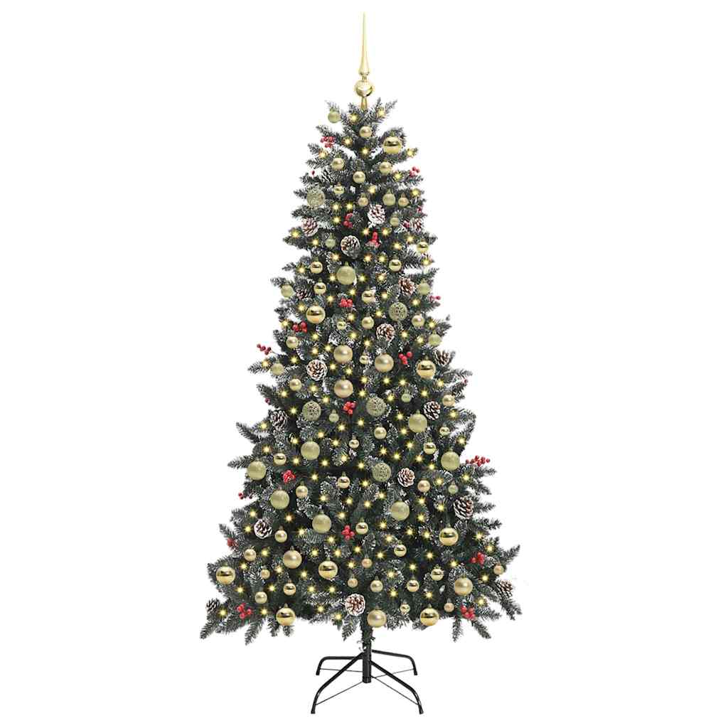 vidaXL Artificial Christmas Tree Green 210 cm