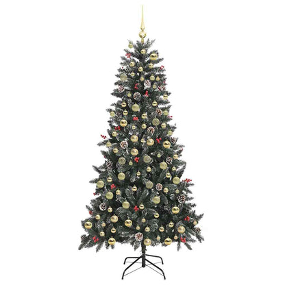 vidaXL Artificial Christmas Tree Green 210 cm