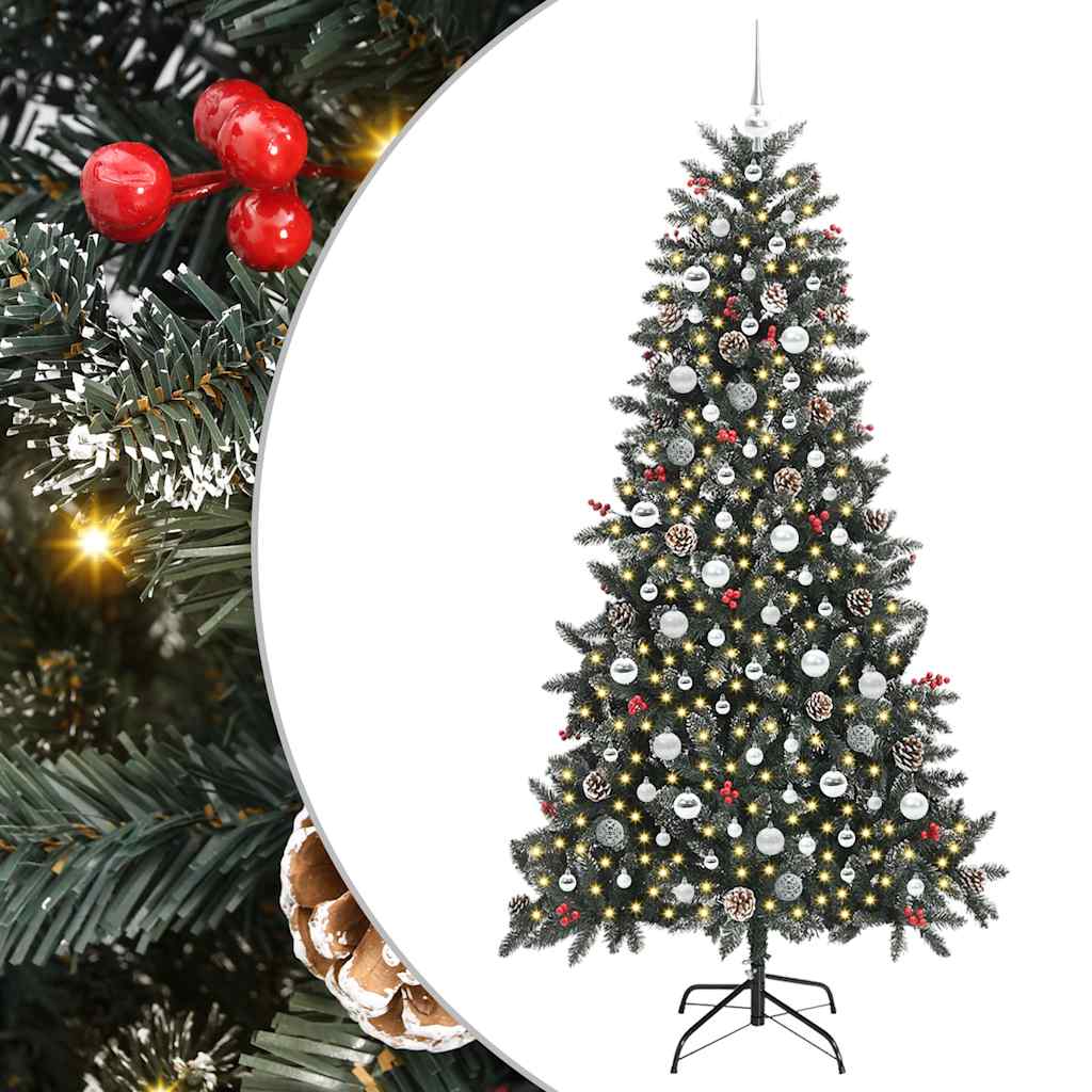 vidaXL Artificial Christmas Tree Green 210 cm