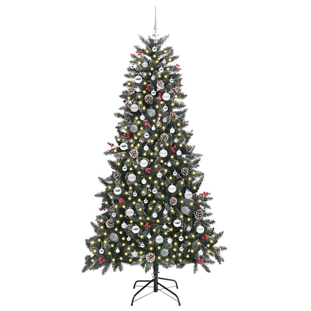 vidaXL Artificial Christmas Tree Green 210 cm