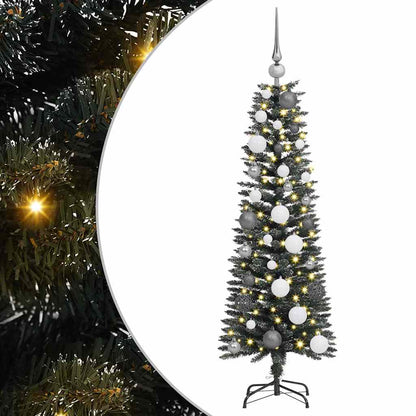 vidaXL Artificial Christmas Tree with 150 LEDs with Stand Green 120 cm