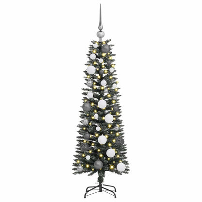 vidaXL Artificial Christmas Tree with 150 LEDs with Stand Green 120 cm