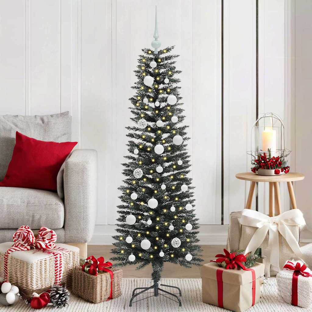 vidaXL Artificial Christmas Tree with 150 LEDs with Stand Green 120 cm
