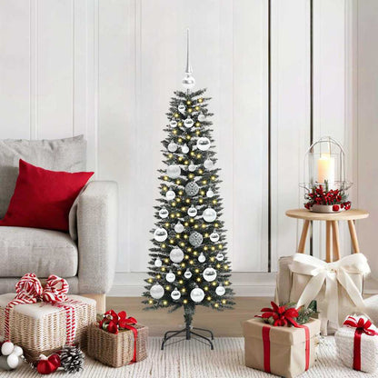 vidaXL Artificial Christmas Tree with 150 LEDs with Stand Green 120 cm