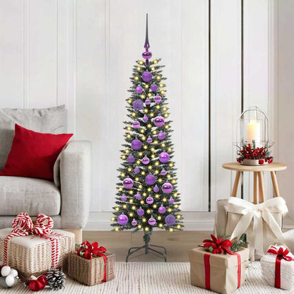 vidaXL Artificial Christmas Tree with 150 LEDs with Stand Green 120 cm