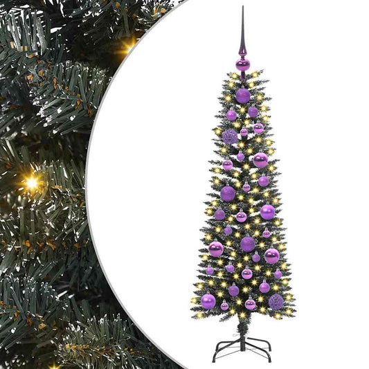 vidaXL Artificial Christmas Tree with 150 LEDs with Stand Green 120 cm