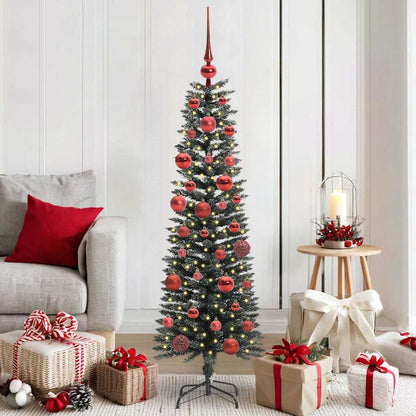 vidaXL Artificial Christmas Tree with 150 LEDs with Stand Green 150 cm