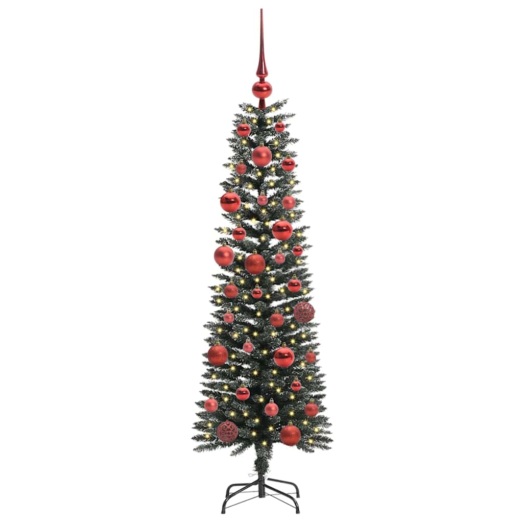 vidaXL Artificial Christmas Tree with 150 LEDs with Stand Green 150 cm