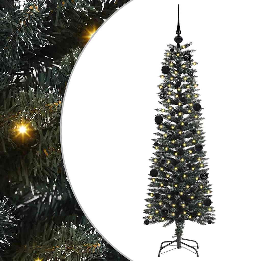 vidaXL Artificial Christmas Tree with 150 LEDs with Stand Green 150 cm