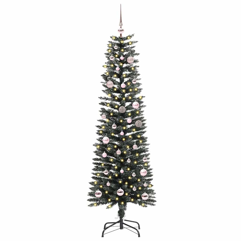 vidaXL Artificial Christmas Tree with 150 LEDs with Stand Green 150 cm