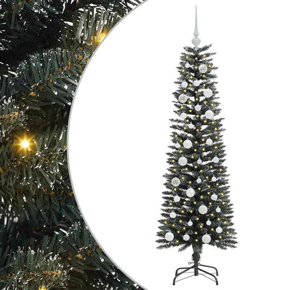 vidaXL Artificial Christmas Tree with 150 LEDs with Stand Green 150 cm