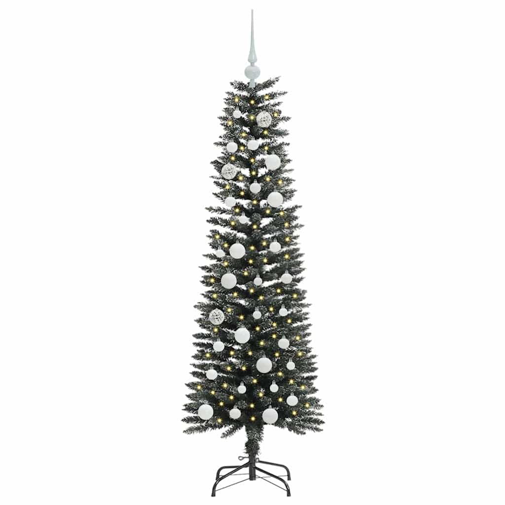 vidaXL Artificial Christmas Tree with 150 LEDs with Stand Green 150 cm
