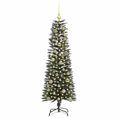 vidaXL Artificial Christmas Tree with 150 LEDs with Stand Green 150 cm