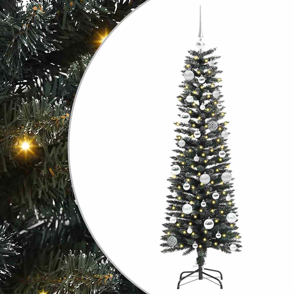 vidaXL Artificial Christmas Tree with 150 LEDs with Stand Green 150 cm