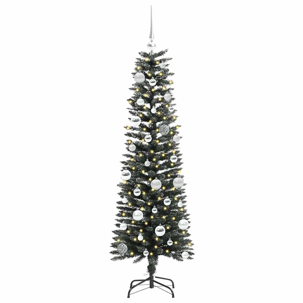 vidaXL Artificial Christmas Tree with 150 LEDs with Stand Green 150 cm