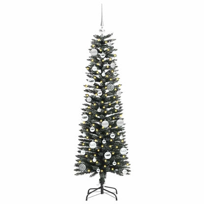 vidaXL Artificial Christmas Tree with 150 LEDs with Stand Green 150 cm