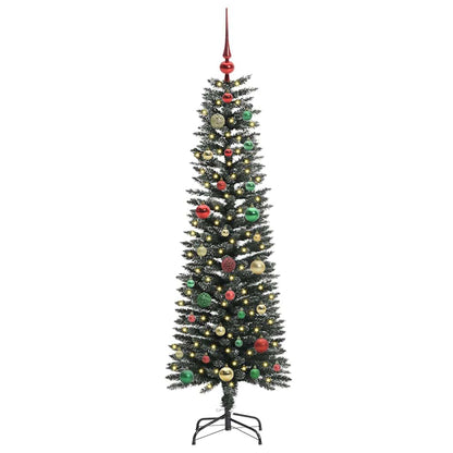 vidaXL Artificial Christmas Tree with 150 LEDs with Stand Green 150 cm