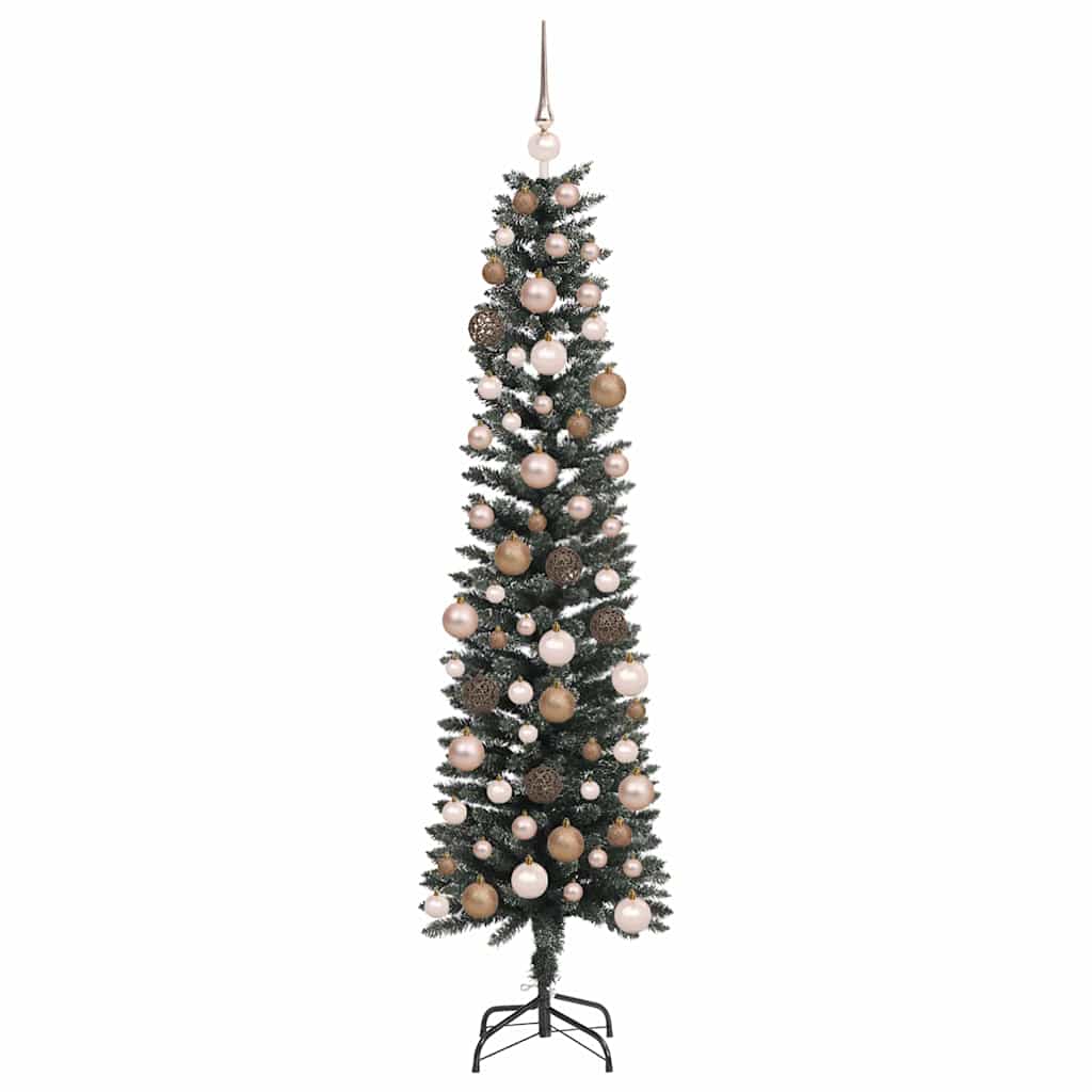 vidaXL Artificial Christmas Tree with 300 LEDs with Stand Green 180 cm