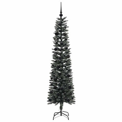 vidaXL Artificial Christmas Tree with 300 LEDs with Stand Green 180 cm