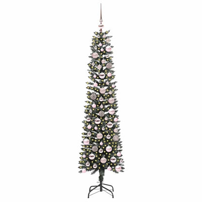 vidaXL Artificial Christmas Tree with 300 LEDs with Stand Green 180 cm