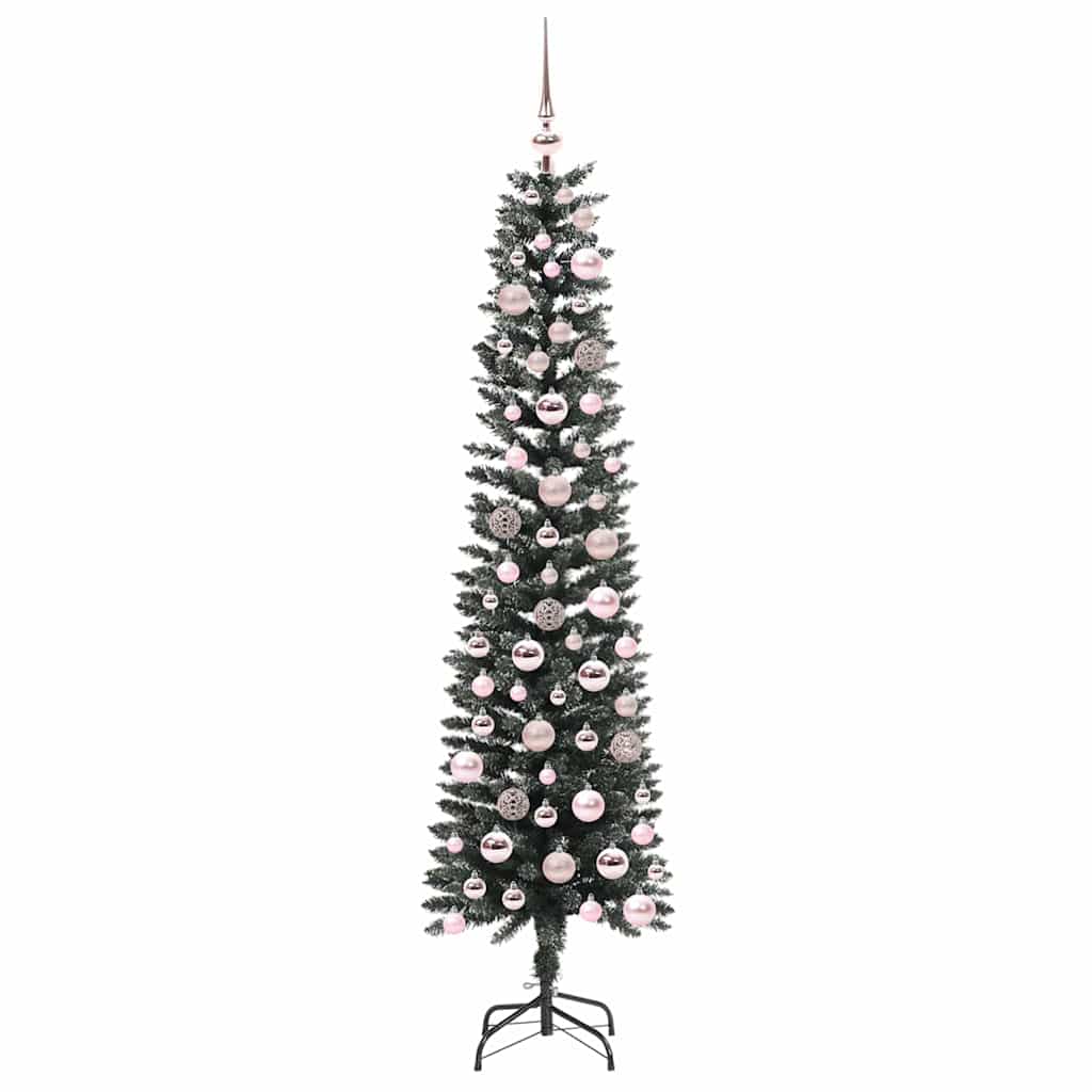 vidaXL Artificial Christmas Tree with 300 LEDs with Stand Green 180 cm