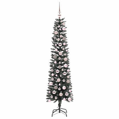 vidaXL Artificial Christmas Tree with 300 LEDs with Stand Green 180 cm