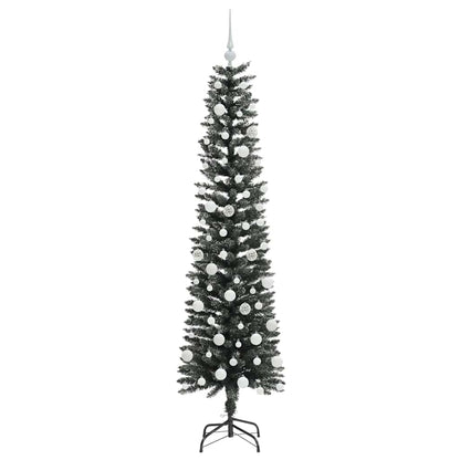 vidaXL Artificial Christmas Tree with 300 LEDs with Stand Green 180 cm