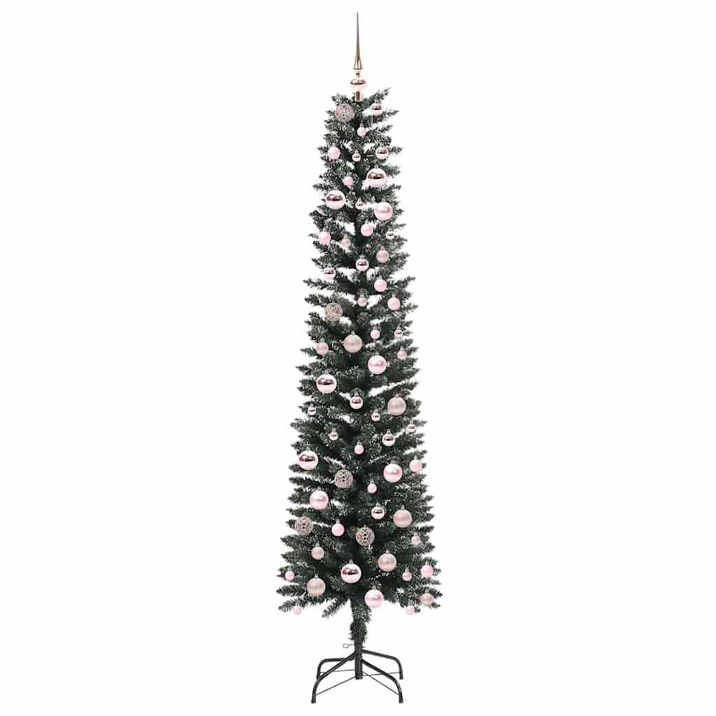 vidaXL Artificial Christmas Tree with 300 LEDs with Stand Green 210 cm