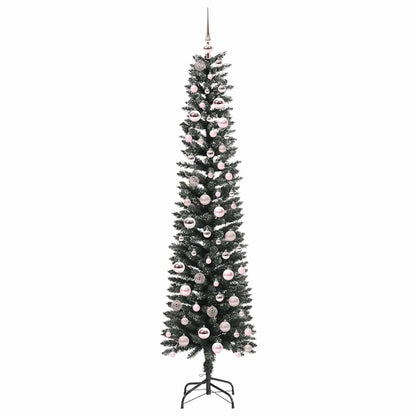 vidaXL Artificial Christmas Tree with 300 LEDs with Stand Green 210 cm