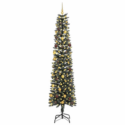 vidaXL Artificial Christmas Tree with 300 LEDs with Stand Green 240 cm