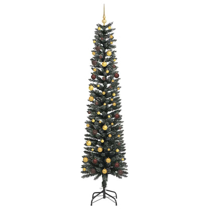 vidaXL Artificial Christmas Tree with 300 LEDs with Stand Green 240 cm