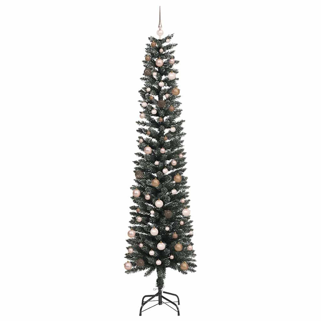 vidaXL Artificial Christmas Tree with 300 LEDs with Stand Green 240 cm