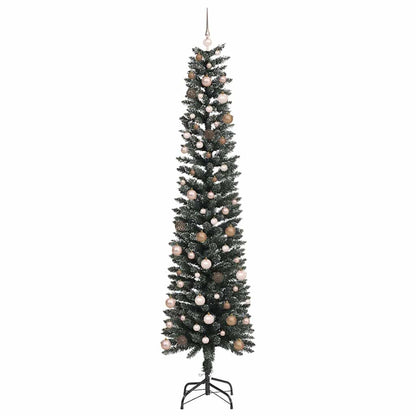 vidaXL Artificial Christmas Tree with 300 LEDs with Stand Green 240 cm