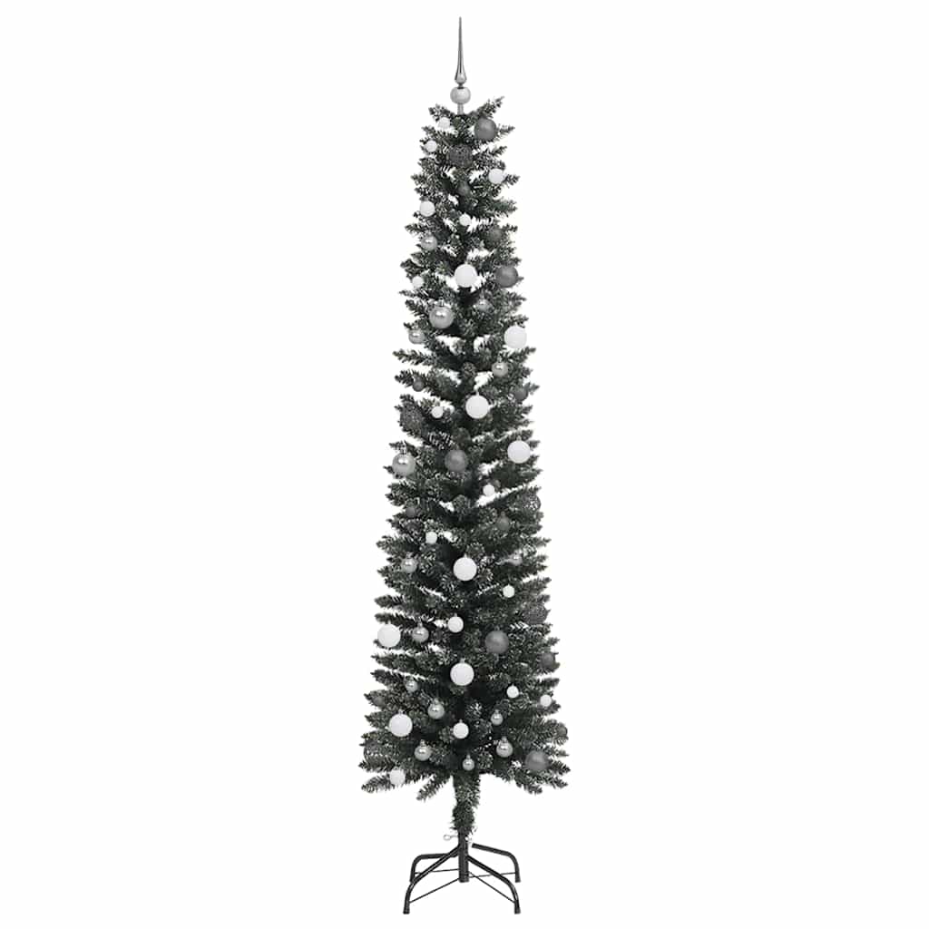 vidaXL Artificial Christmas Tree with 300 LEDs with Stand Green 240 cm