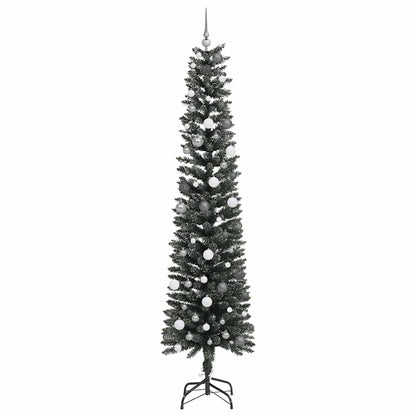 vidaXL Artificial Christmas Tree with 300 LEDs with Stand Green 240 cm