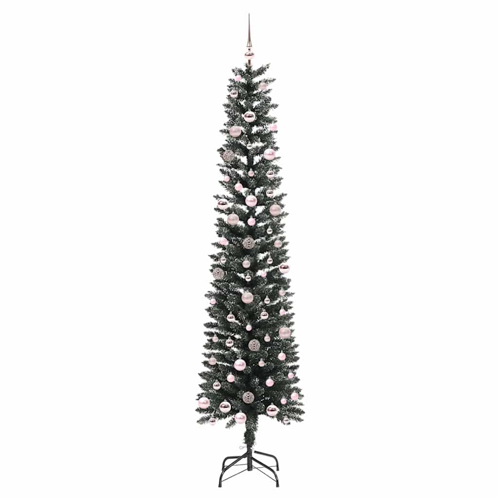 vidaXL Artificial Christmas Tree with 300 LEDs with Stand Green 240 cm