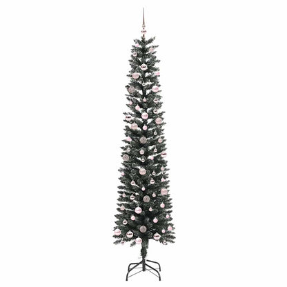 vidaXL Artificial Christmas Tree with 300 LEDs with Stand Green 240 cm