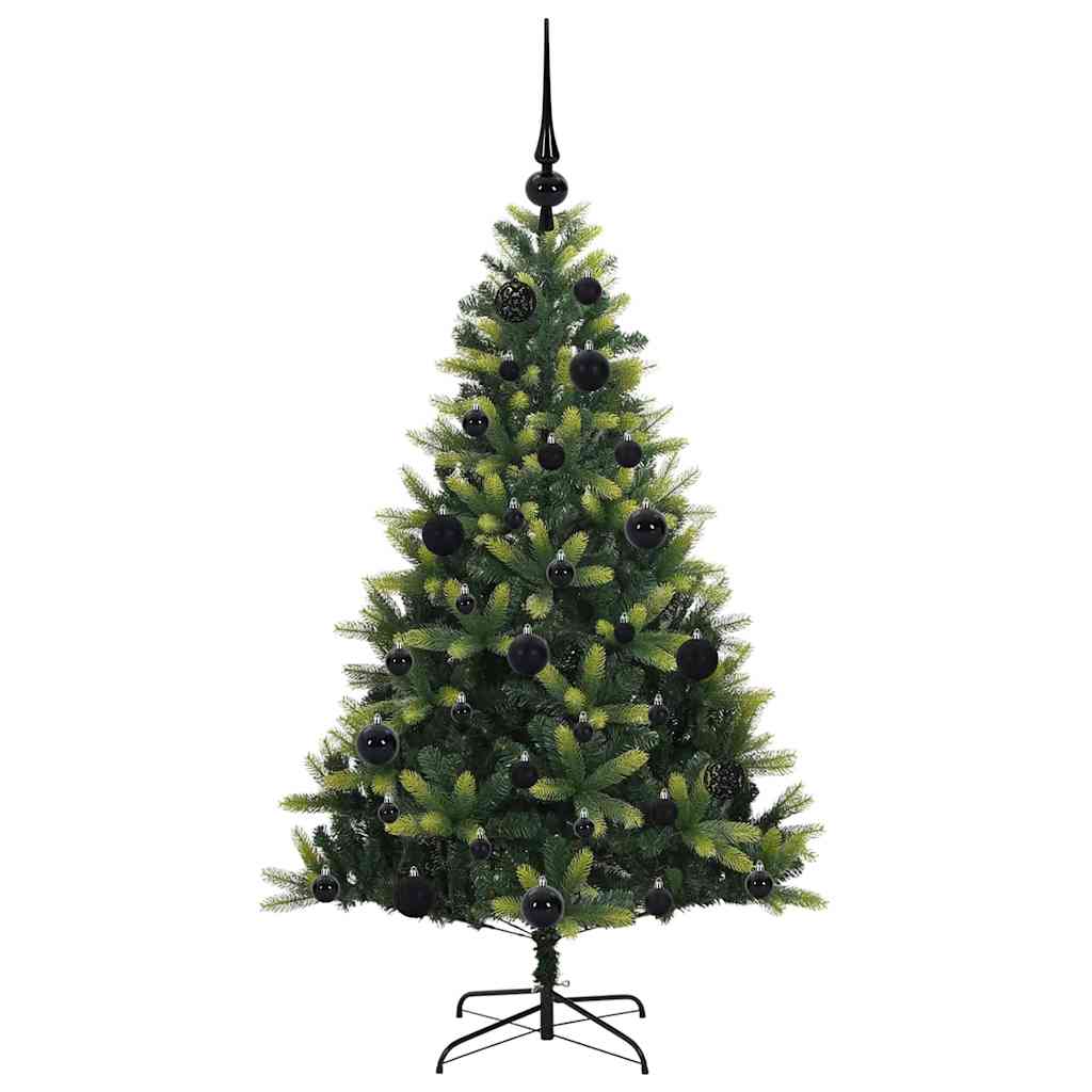 vidaXL Artificial Hinged Christmas Tree 150 LEDs Green 120 cm