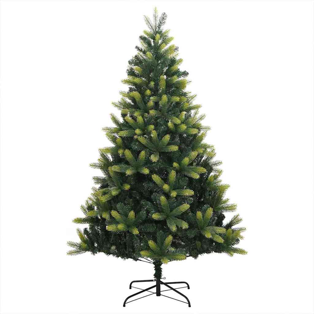 vidaXL Artificial Hinged Christmas Tree 150 LEDs Green 120 cm