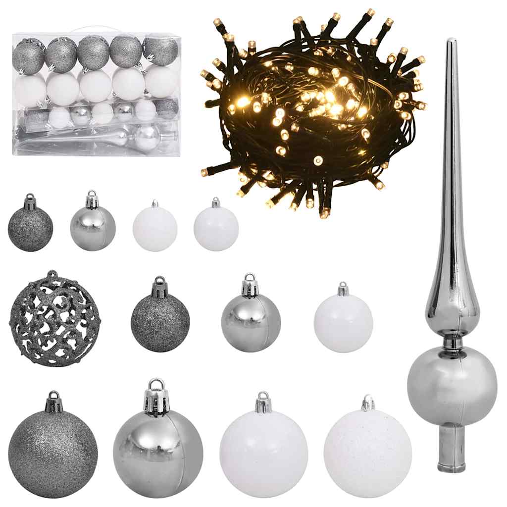 vidaXL Artificial Christmas Tree White 120 cm