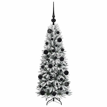 vidaXL Artificial Christmas Tree with 150 LEDs with Stand White 120 cm