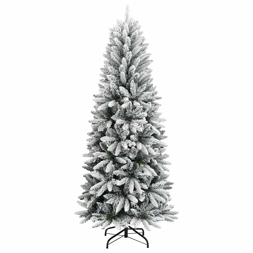 vidaXL Artificial Christmas Tree with 150 LEDs with Stand White 120 cm