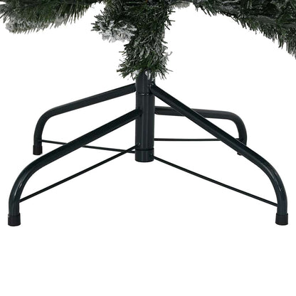 vidaXL Artificial Christmas Tree with 150 LEDs with Stand White 150 cm