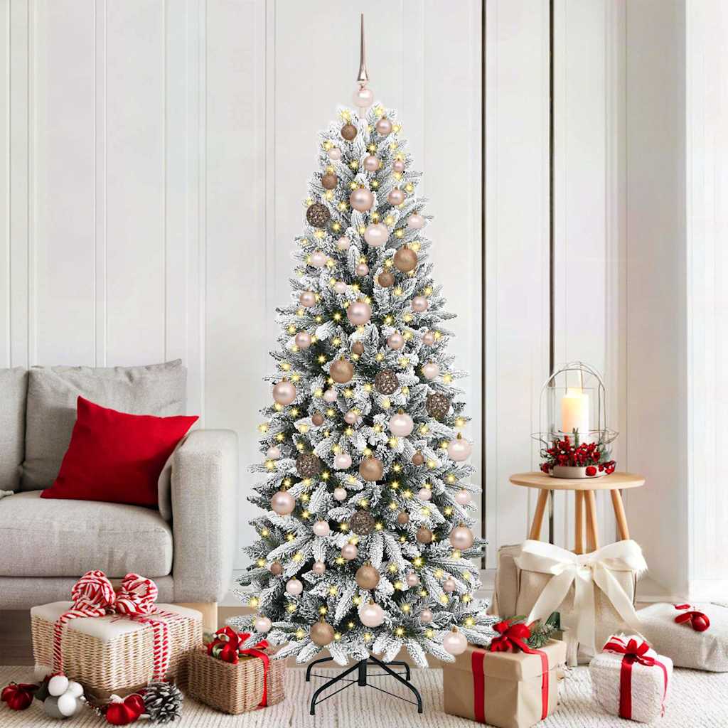 vidaXL Artificial Christmas Tree White 180 cm
