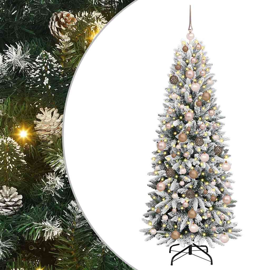 vidaXL Artificial Christmas Tree White 180 cm