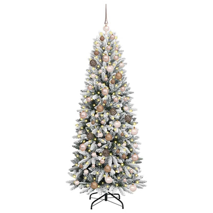 vidaXL Artificial Christmas Tree White 180 cm